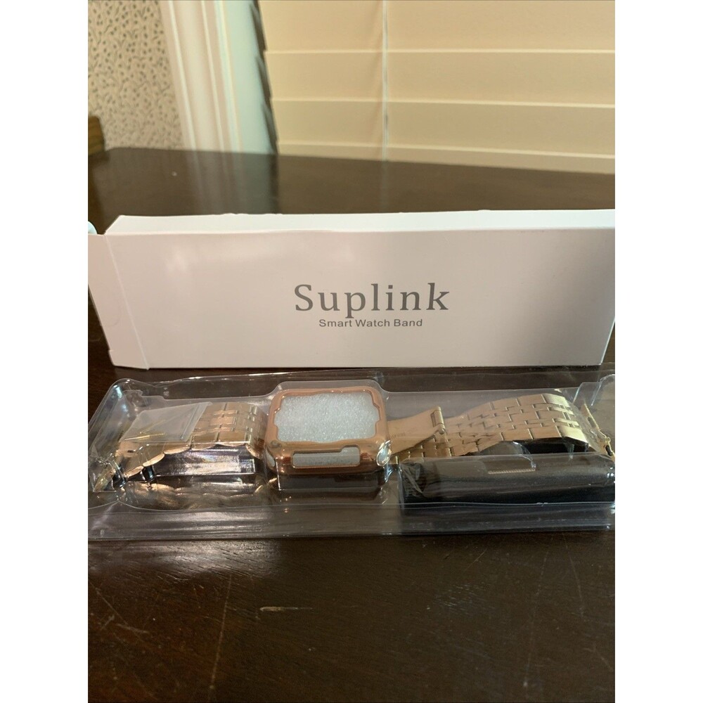 Suplink Smart Watch Band Replacement Wristband Rose Gold 42/44mm